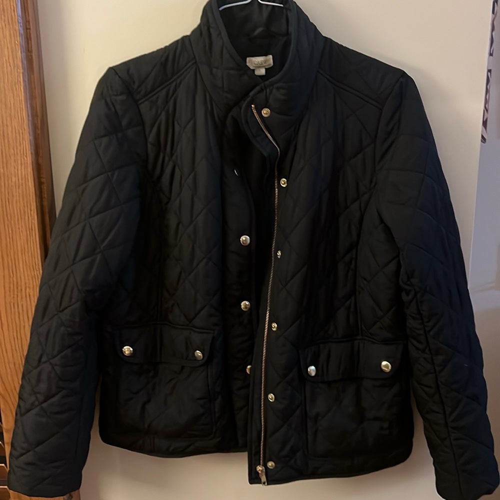 J. Crew Quilted Field Jacket size Large